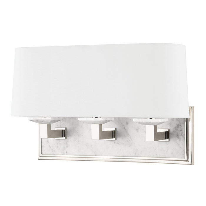 Hudson Valley 4073-PN Elwood Three Light Bath Bracket, Polished Nickel Main Image.jpg