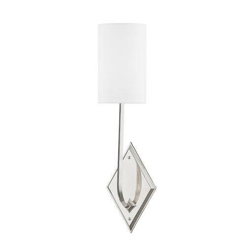 Hudson Valley 7061-PN Eastern Point One Light Wall Sconce, Polished Nickel Main Image.jpg