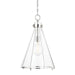 Hudson Valley 7304-PN Eldridge One Light Pendant, Polished Nickel Main Image.jpg