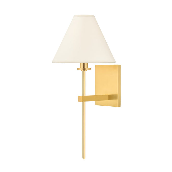 Hudson Valley 8861-AGB Graham One Light Wall Sconce, Aged Brass Main Image.jpg