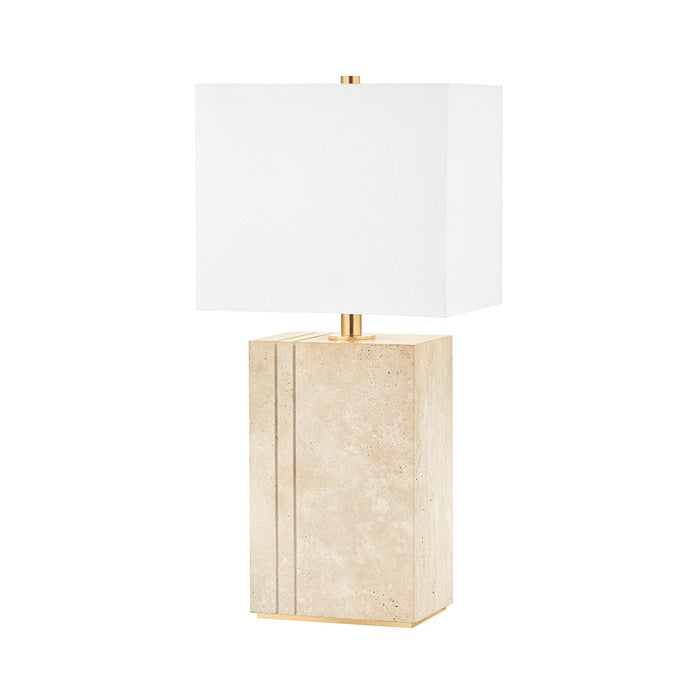 Hudson Valley L1619-AGB Brownsville One Light Table Lamp, Aged Brass Main Image.jpg