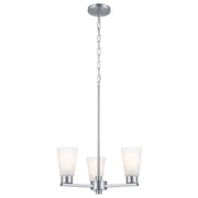 Kichler 52435NI Three Light Chandelier, Brushed Nickel