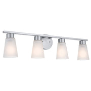 Kichler 55122NI Four Light Bath, Brushed Nickel