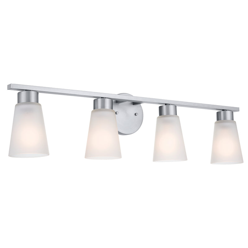 Kichler 55122NI Four Light Bath, Brushed Nickel