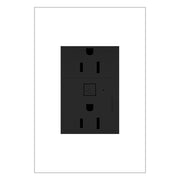 adorne® WNAR153G1 15A Smart Outlet with Netatmo Plus-Size, Graphite Main Image.jpg