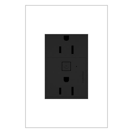 Legrand WNAR153G1 Adorne Plus-Sized 15A Outlet, Graphite Main Image