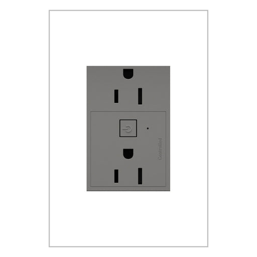 Legrand WNAR153M1 Adorne Plus-Sized 15A Outlet, Magnesium Main Image