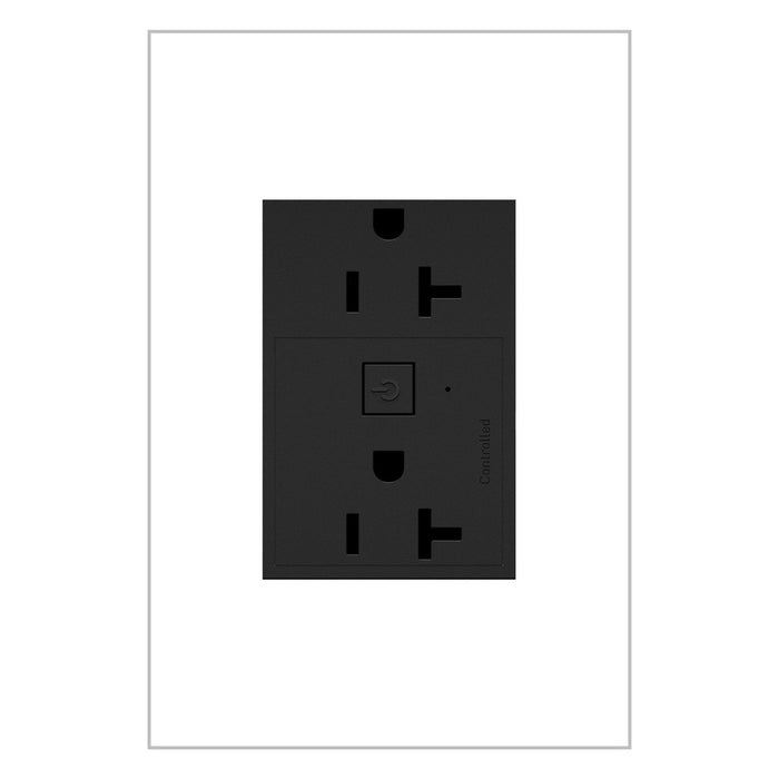 Legrand WNAR203G1 Adorne Plus-Sized 20A Outlet, Graphite Main Image