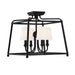 Crystorama 2243-BF Sylvan Four Light Semi Flush Mount Black Forged Main Image.jpg