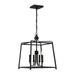 Crystorama 2245-BF_NOSHADE Sylvan Four Light Chandelier Black Forged Main Image.jpg