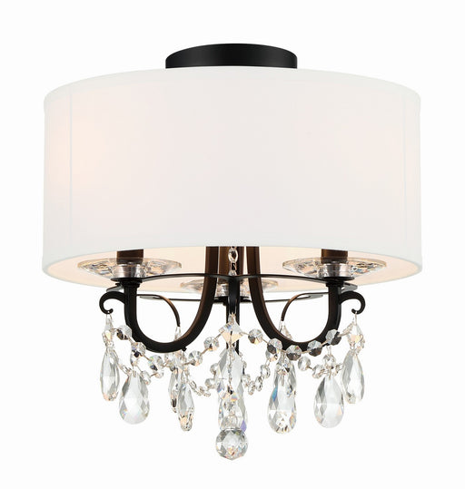 Crystorama 6623-MK-CL-MWP_CEILING Othello Three Light Semi Flush Mount Matte Black Main Image.jpg