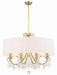 Crystorama 6628-VG-CL-MWP Othello Eight Light Chandelier Vibrant Gold Main Image.jpg