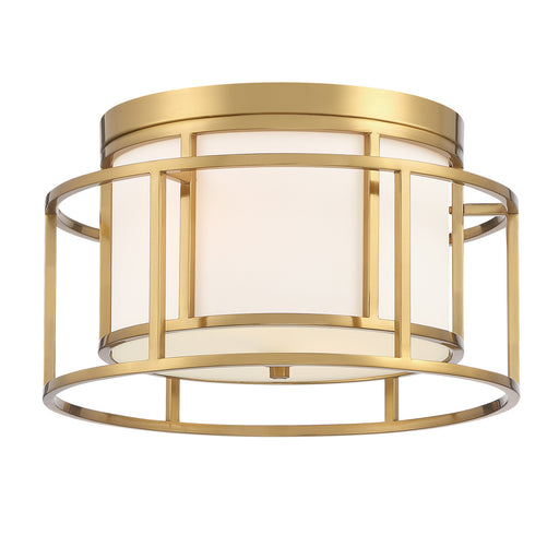 Crystorama 9590-LG Hulton Two Light Flush Mount Luxe Gold Main Image.jpg