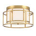 Crystorama 9590-LG Hulton Two Light Flush Mount Luxe Gold Main Image.jpg