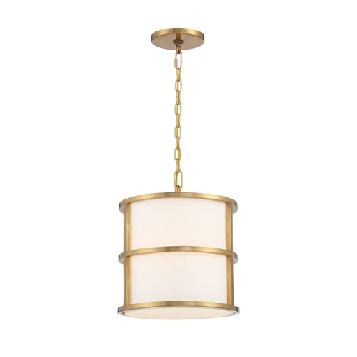Crystorama 9593-LG Hulton Three Light Pendant Luxe Gold Main Image.jpg