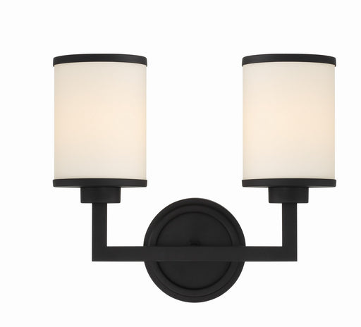 Crystorama BRY-8002-BF Bryant Two Light Wall Sconce Black Forged Main Image.jpg