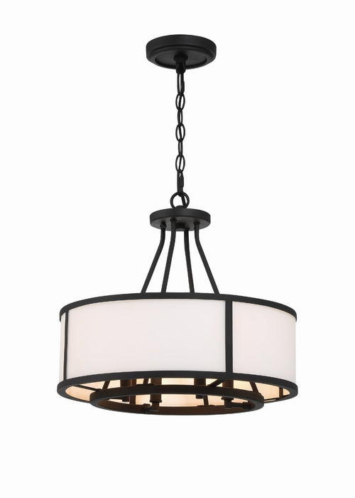 Crystorama BRY-8004-BF Bryant Four Light Chandelier Black Forged Main Image.jpg
