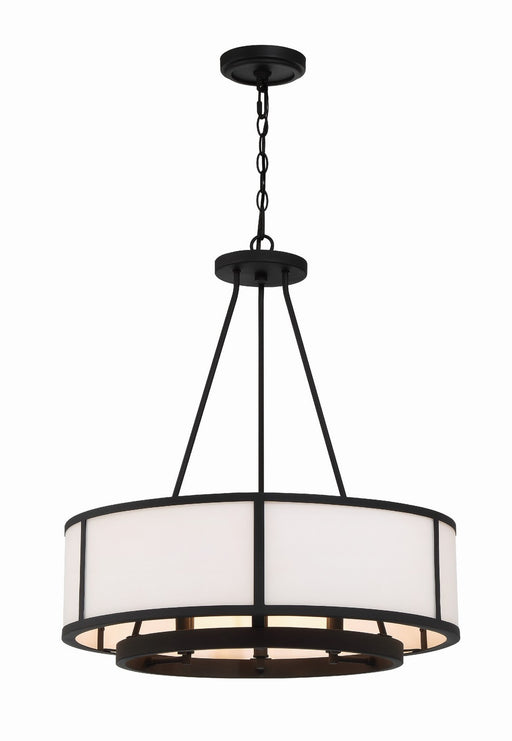 Crystorama BRY-8006-BF Bryant Six Light Chandelier Black Forged Main Image.jpg