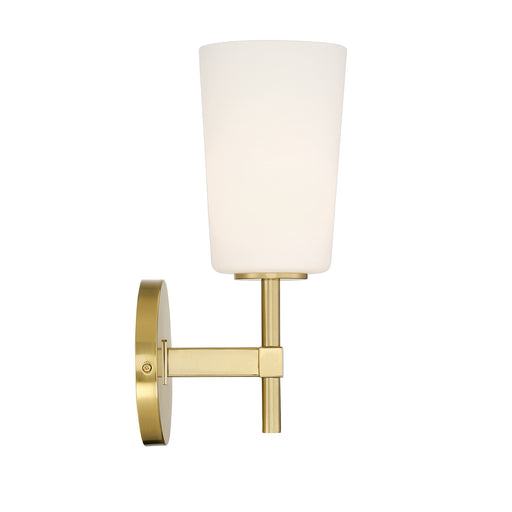 Crystorama COL-101-AG Colton One Light Wall Sconce Aged Brass Main Image.jpg
