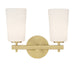 Crystorama COL-102-AG Colton Two Light Wall Sconce Aged Brass Main Image.jpg