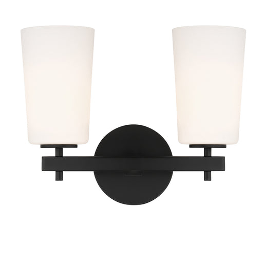 Crystorama COL-102-BK Colton Two Light Wall Sconce Black Main Image.jpg