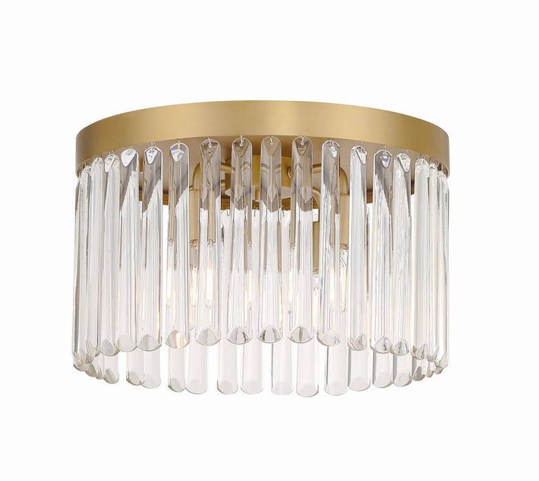 Crystorama EMO-5400-MG Emory Four Light Flush Mount Modern Gold Main Image.jpg