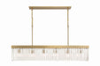 Crystorama EMO-5407-MG Emory Six Light Chandelier Modern Gold Main Image.jpg