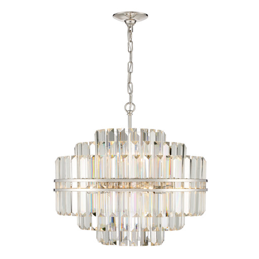 Crystorama HAY-1405-PN Hayes 12 Light Chandelier Polished Nickel Main Image.jpg