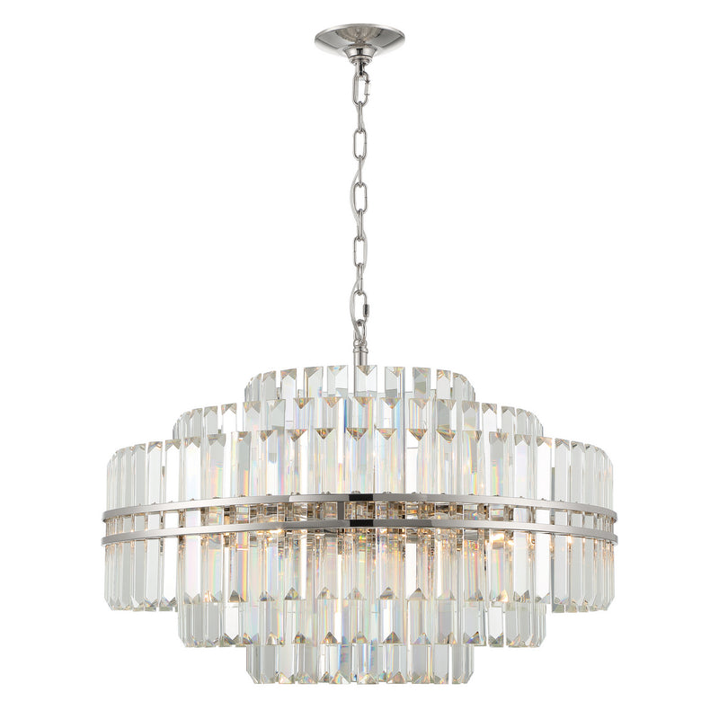 Crystorama HAY-1407-PN Hayes 16 Light Chandelier Polished Nickel Main Image.jpg