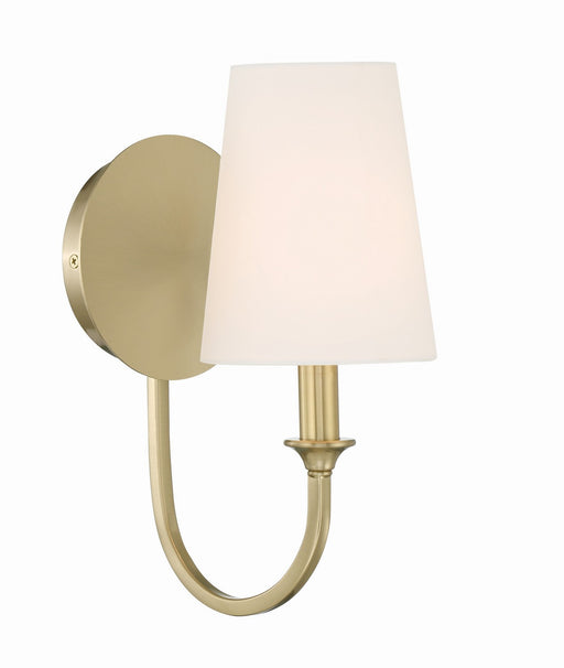 Crystorama PAY-921-VG Payton One Light Wall Sconce Vibrant Gold Main Image.jpg