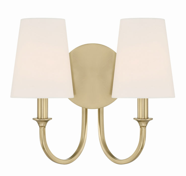 Crystorama PAY-922-VG Payton Two Light Wall Sconce Vibrant Gold Main Image.jpg