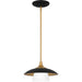 Quoizel FYT1512EK Fayette One Light Mini Pendant, Earth Black Main Image.jpg