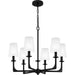 Quoizel HOG5024K Hough Six Light Chandelier, Mystic Black Main Image.jpg