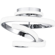 Quoizel PCAVI1713C Aviva LED Semi Flush Mount, Polished Chrome Main Image.jpg