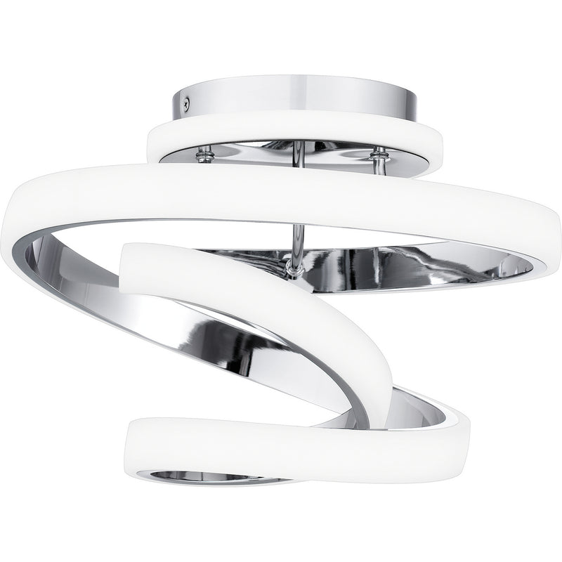 Quoizel PCAVI1713C Aviva LED Semi Flush Mount, Polished Chrome Main Image.jpg
