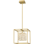 Quoizel PCDZ2812SGD Dazzle LED Pendant, Soft Gold Main Image.jpg
