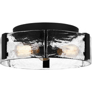 Quoizel QFL5636MBK Quoizel Flush Mount Three Light Flush Mount, Matte Black Main Image.jpg
