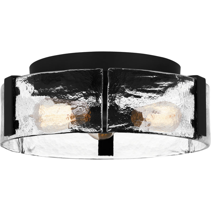 Quoizel QFL5636MBK Quoizel Flush Mount Three Light Flush Mount, Matte Black Main Image.jpg