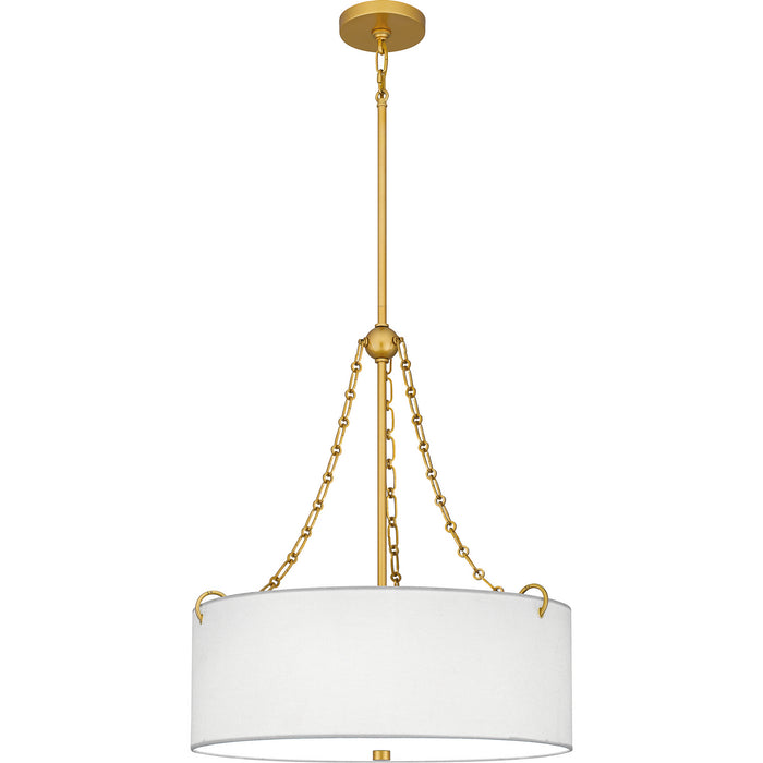 Quoizel QOP5606PB Quoizel Oversized Pendant Four Light Pendant, Painted Brass Main Image.jpg