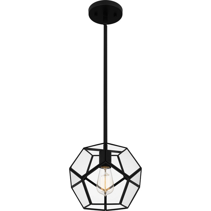 Quoizel QPP5593MBK Quoizel Piccolo Pendant One Light Mini Pendant, Matte Black Main Image.jpg