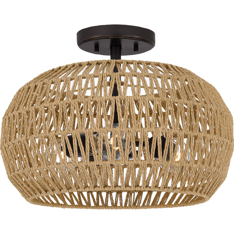 Quoizel QSF4034PN Quoizel Semi-Flush Mount Three Light Semi Flush Mount, Palladian Bronze Main Image.jpg