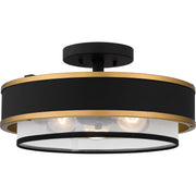 Quoizel QSF5572EK Quoizel Semi-Flush Mount Three Light Semi Flush Mount, Earth Black Main Image.jpg