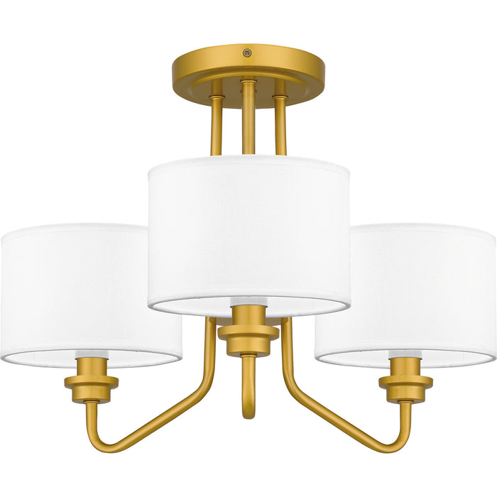 Quoizel QSF5607PB Quoizel Semi-Flush Mount Three Light Semi Flush Mount, Painted Brass Main Image.jpg