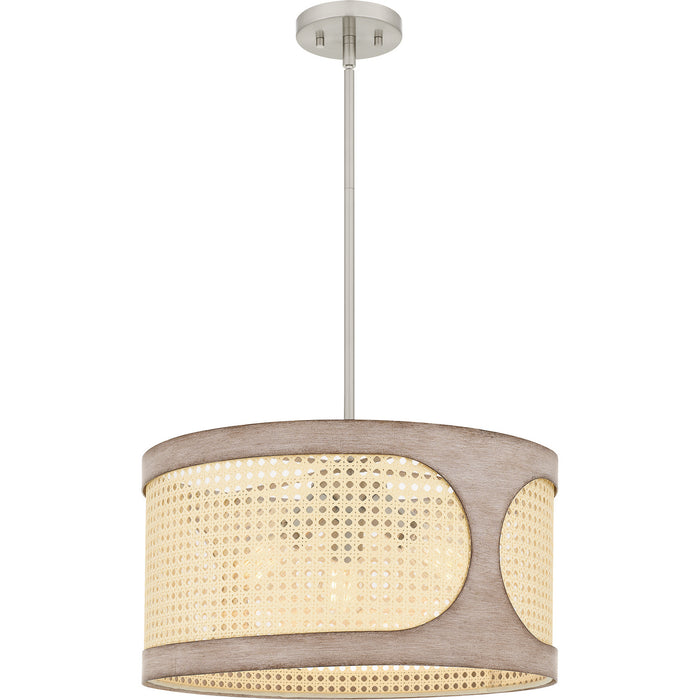 Quoizel SYA2818BN Syrah Three Light Pendant, Brushed Nickel Main Image.jpg