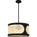 Quoizel SYA2818MBK Syrah Three Light Pendant, Matte Black Main Image.jpg