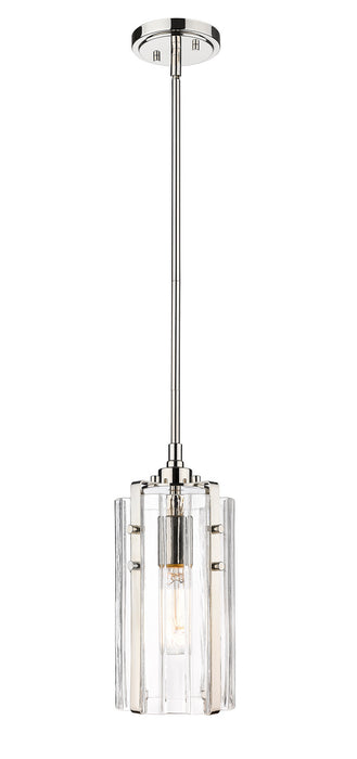 Z-Lite 3036MP-PN Alverton One Light Mini Pendant, Polished Nickel Main Image.jpg