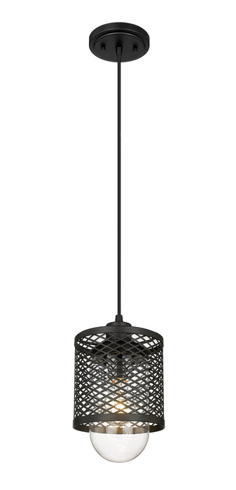 Z-Lite 3037MP-MB Kipton One Light Mini Pendant, Matte Black Main Image.jpg