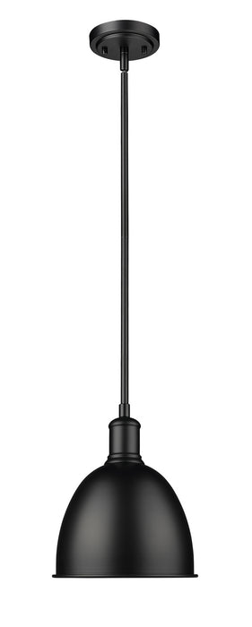 Z-Lite 4500P8-MB Sawyer One Light Pendant, Matte Black Main Image.jpg