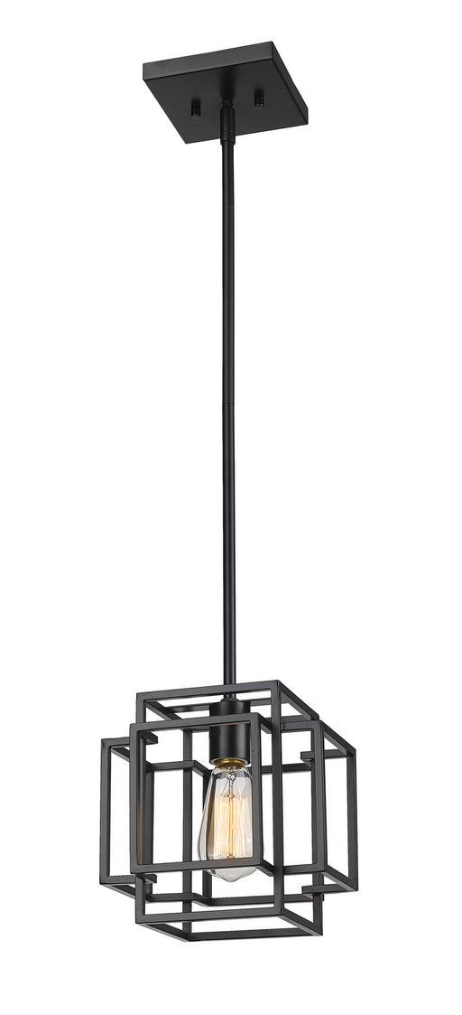 Z-Lite 454MP-MB Titania One Light Mini Pendant, Matte Black Main Image.jpg