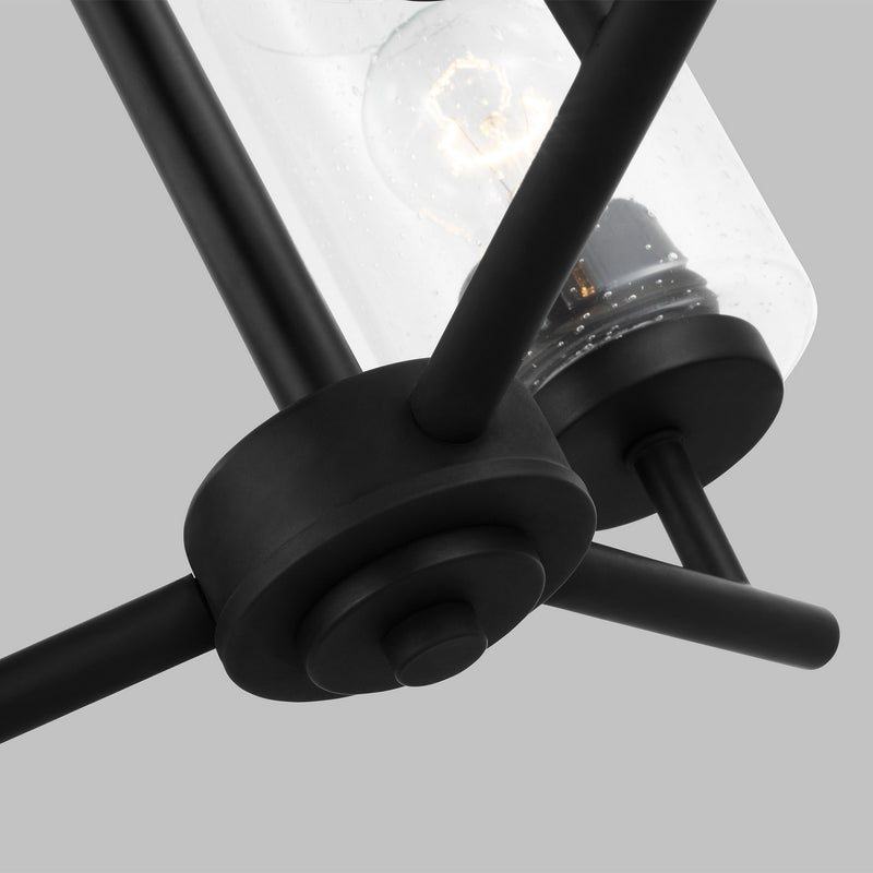 Generation Lighting 31170-112 Oslo Three Light Chandelier, Midnight Black Alternate Image 2.jpg